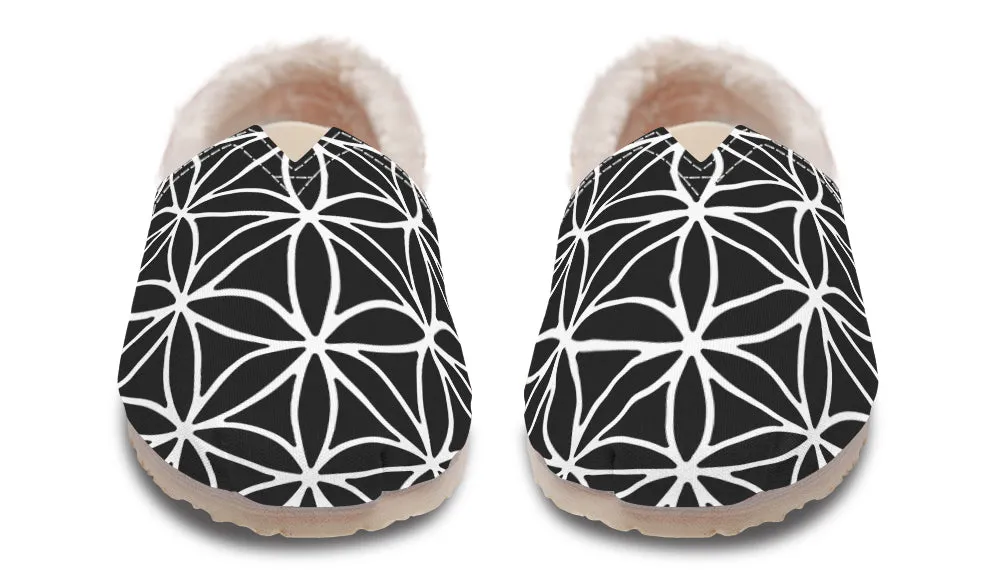 Canvas Flower Of Life Winter Casual Shoes
