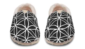 Canvas Flower Of Life Winter Casual Shoes