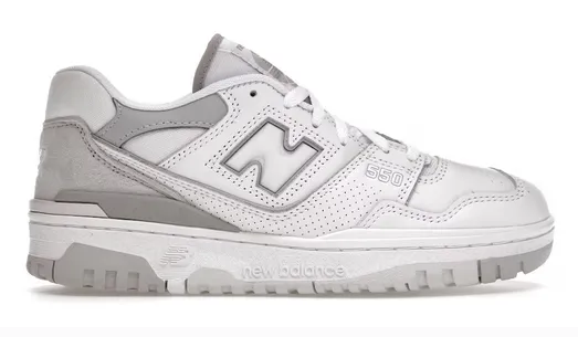 New Balance 550 White Rain Cloud (W) Quick Dash Toe Guard