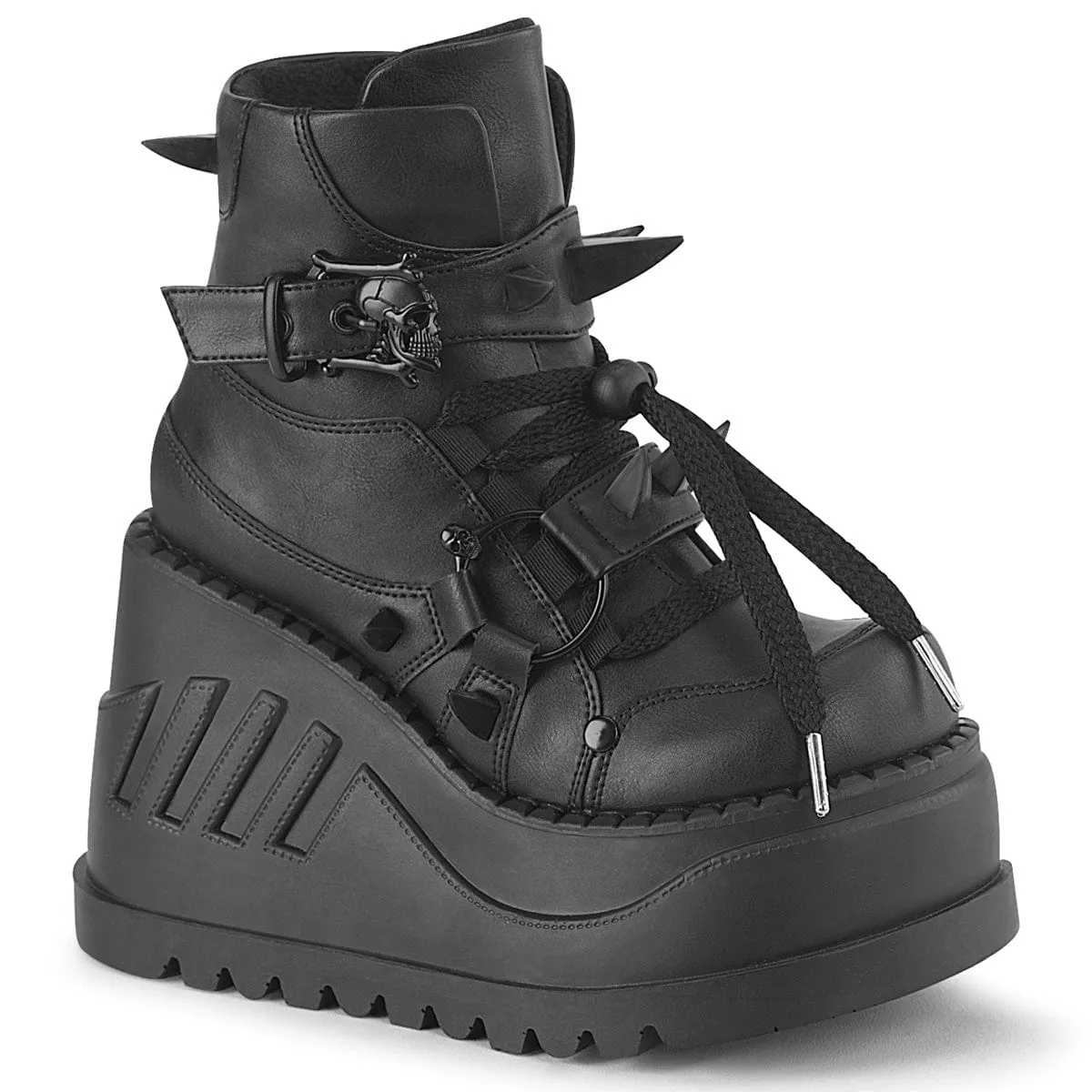 Slim Line Breath Fresh STOMP-60 Black Vegan Leather