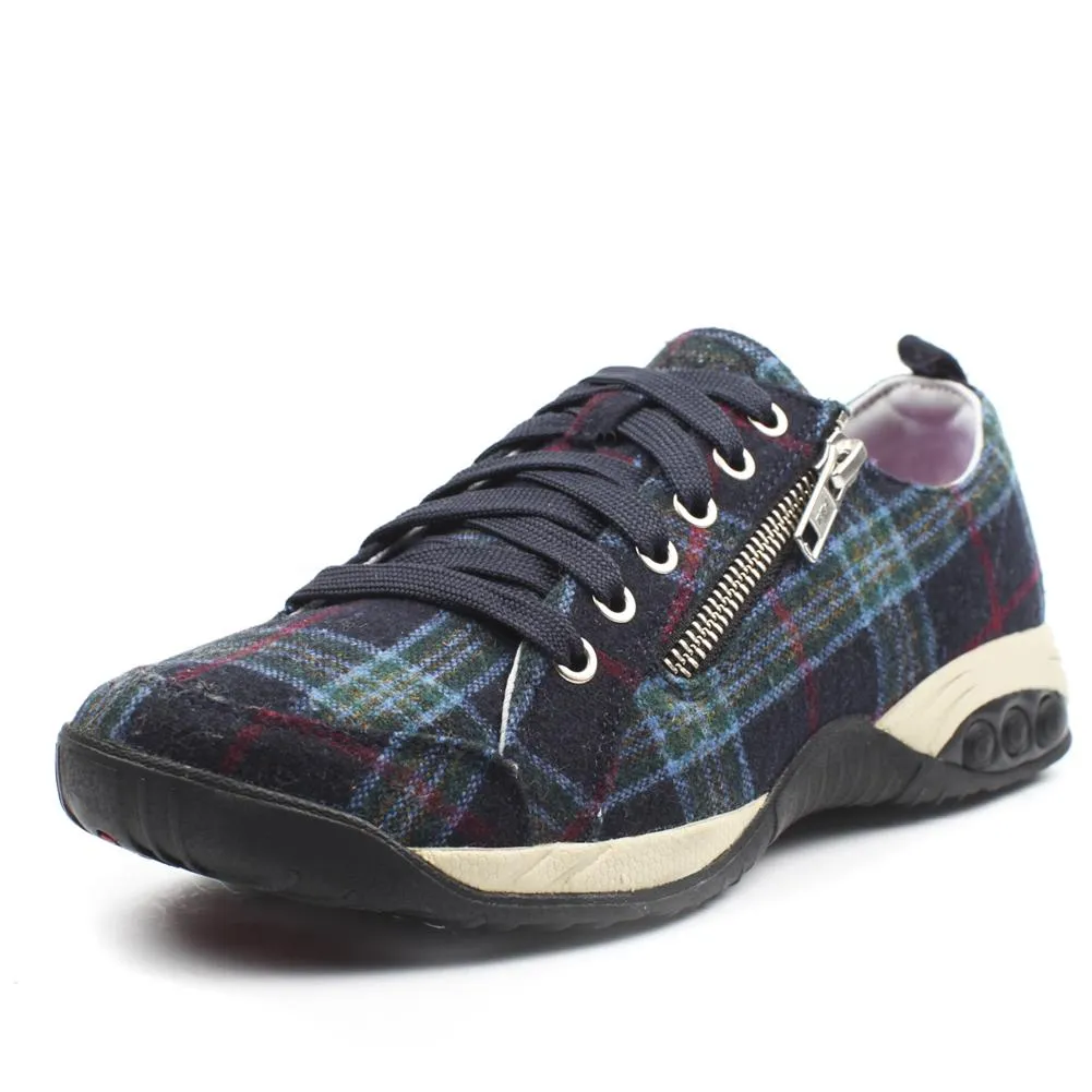 Sienna Women's Side Zip Sport Casual Shoe Slim Design