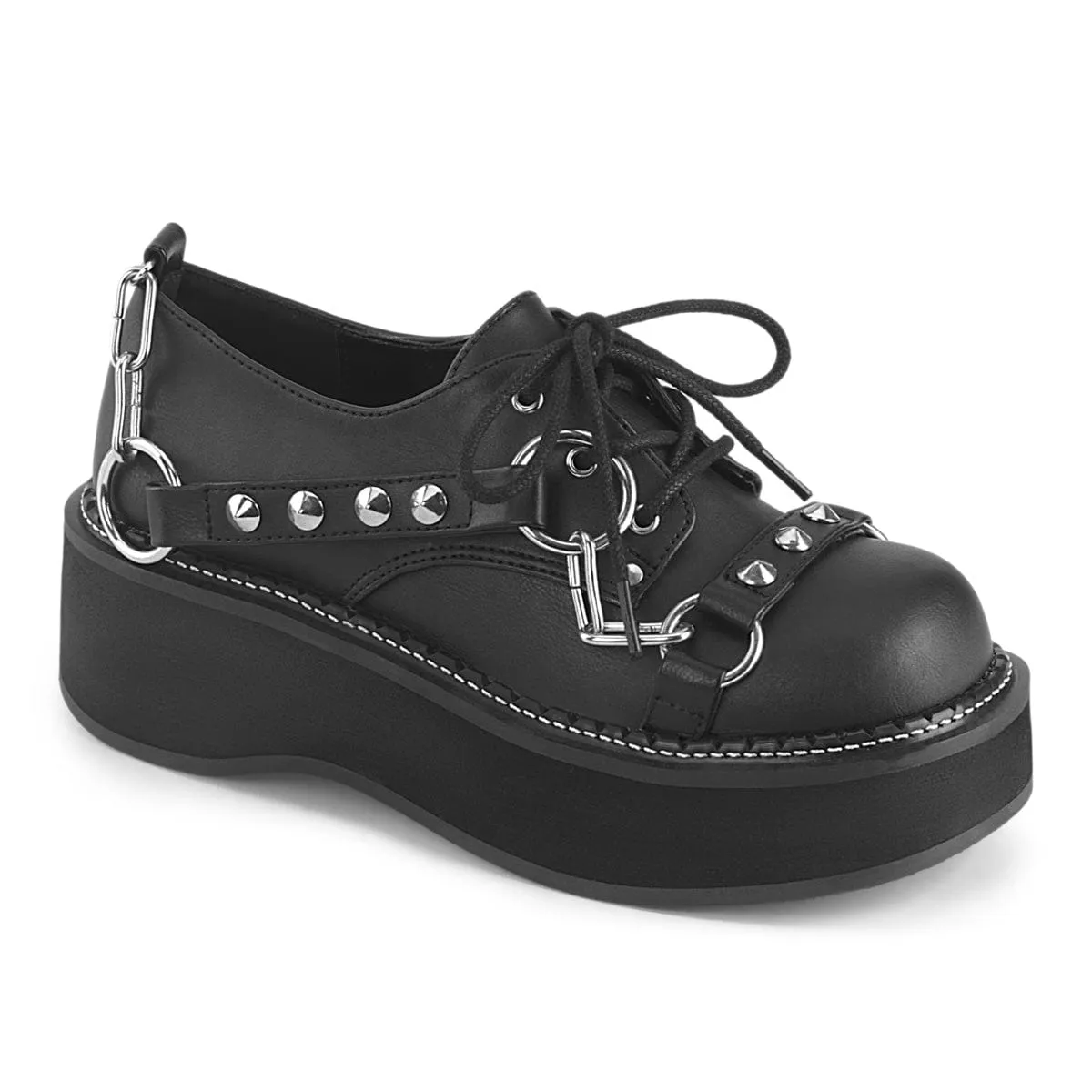Angel Mood EMILY-32 Black Vegan Leather