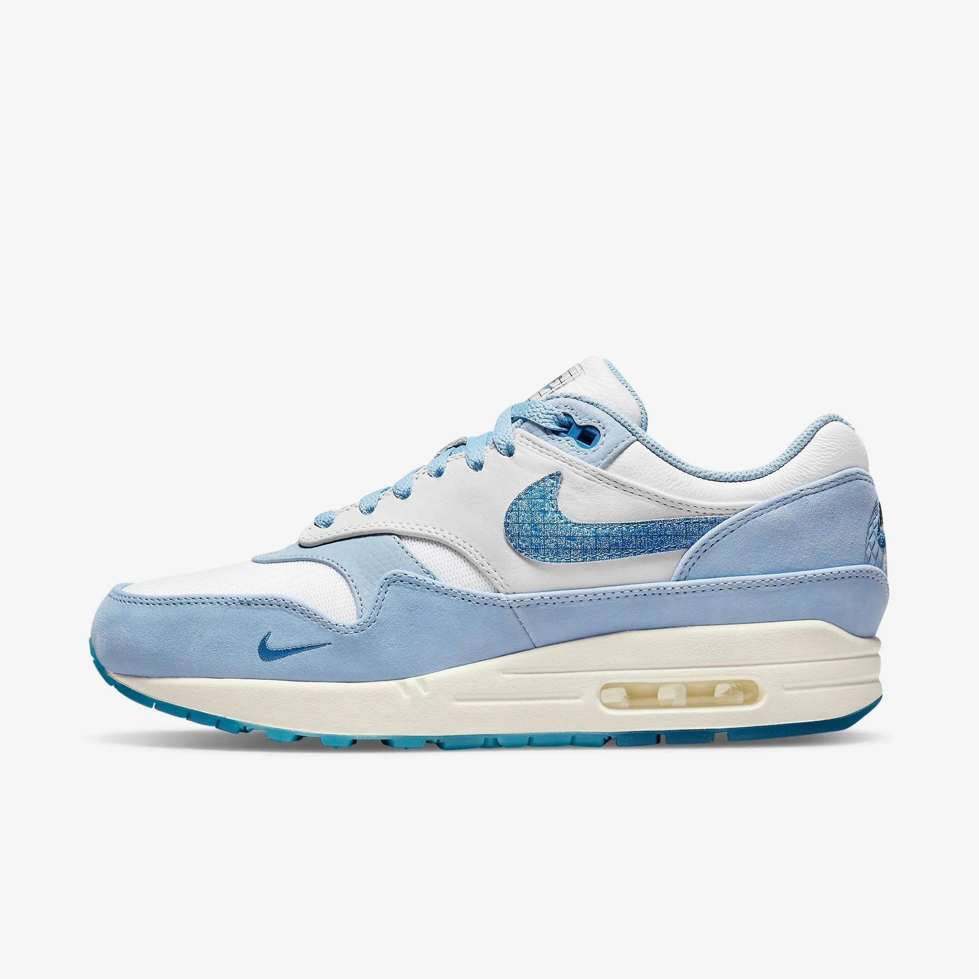 (Men's) Nike Air Max 1 Premium 'Air Max Day Blueprint' (2022) DR0448-100 Breathable Fit