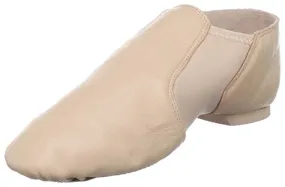 Javier -- Split Sole Jazz Slip-On -- Pink Leg Long