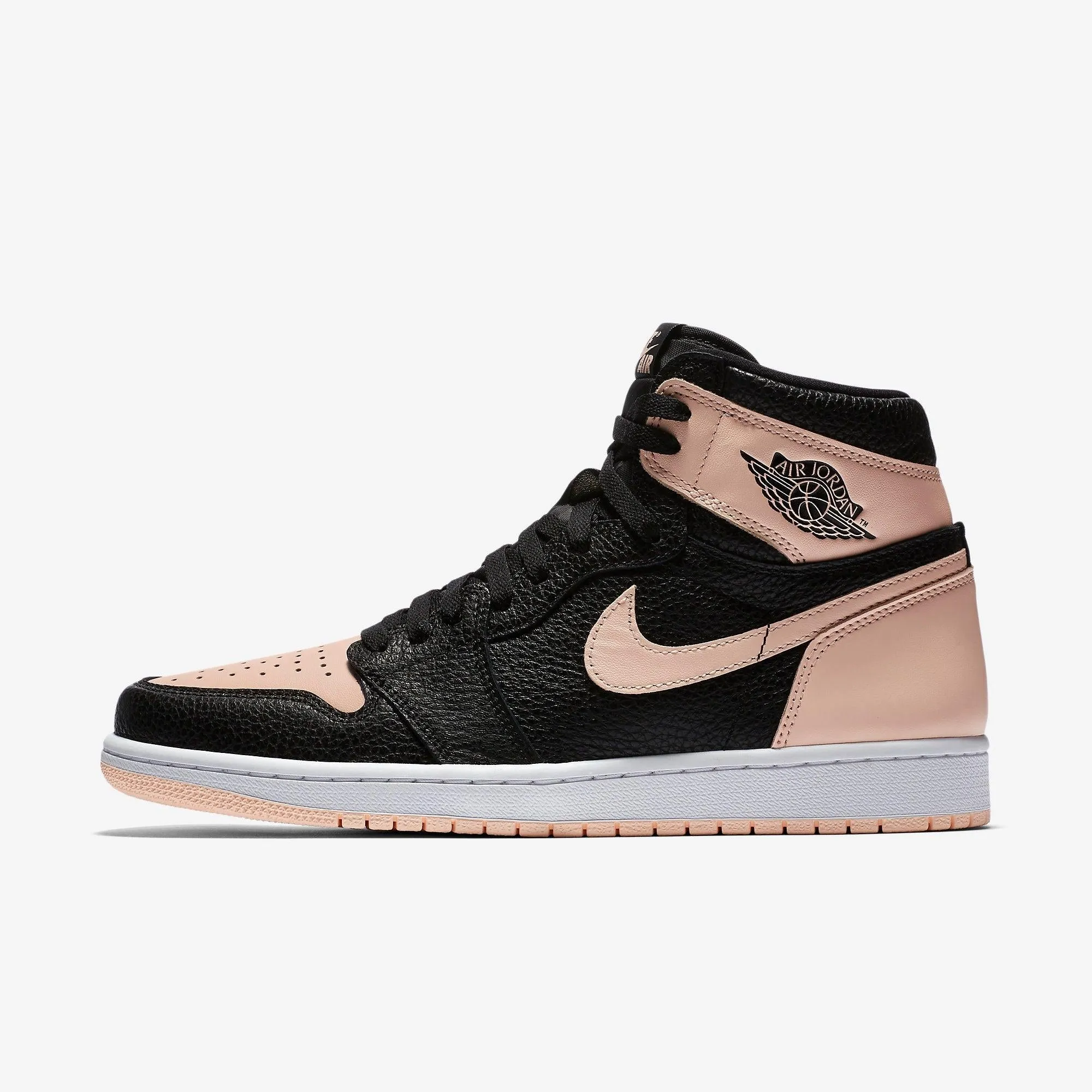 (Men's) Air Jordan 1 Retro High OG 'Crimson Tint' (2019) 555088-081 Adaptive Lace Tension