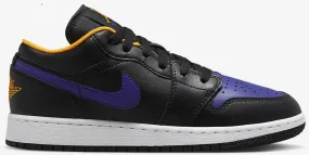 Silent Walk Ventilated Mesh Travel Enthusiasts The Air Jordan 1 Low GS "LAKERS"