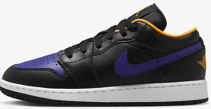 The Air Jordan 1 Low GS "LAKERS" Airy Design Heat Guard