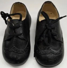 Luan -- Infant's Dress Oxford -- Black Snow Warm