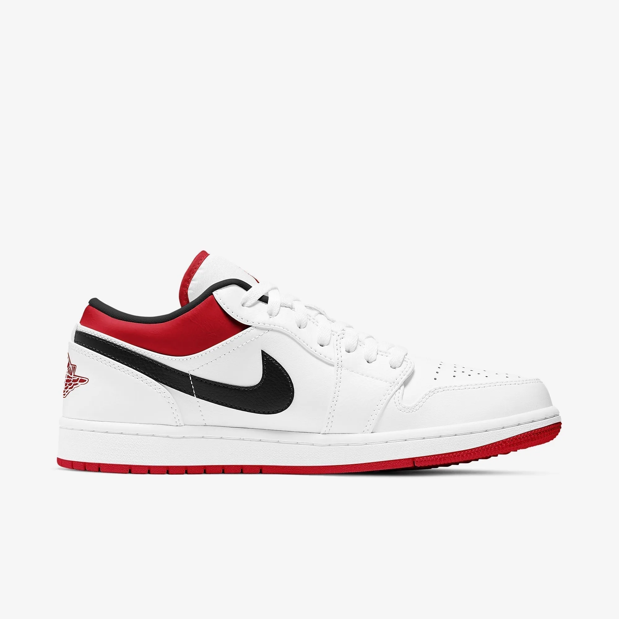 Performance Daily Sport Fit (Men's) Air Jordan 1 Low 'White / Gym Red' (2020) 553558-118