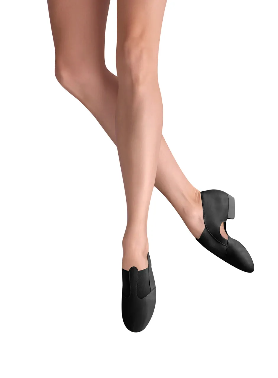 Marcea -- Women's Split Sole Jazz Sandal -- Black Kids Fun Any Path