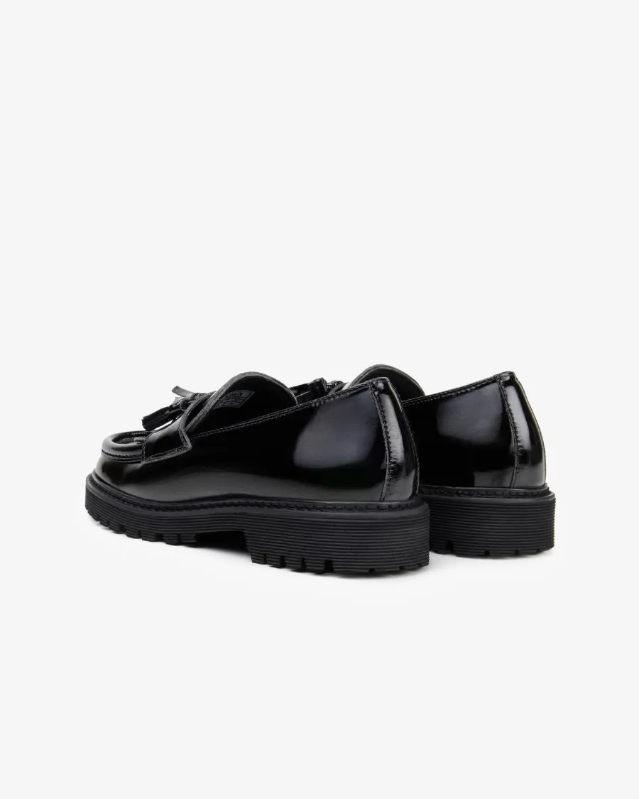 Mater Patent Loafer in Black from N??skin Lightweight Footwear Morning Stroll