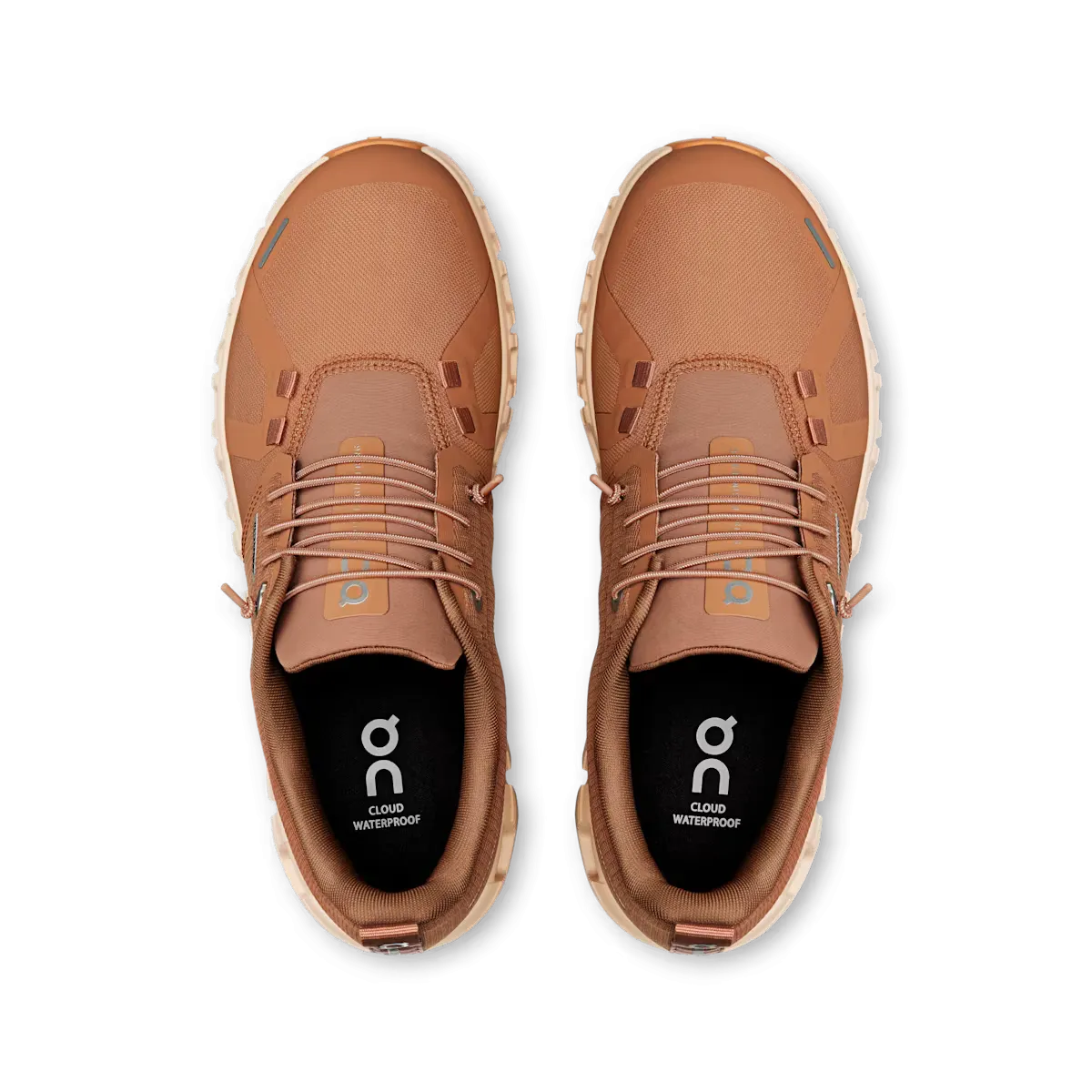 On Running Cloud 6 Waterproof Sandstone Blonde (Women??s) Pose Ready