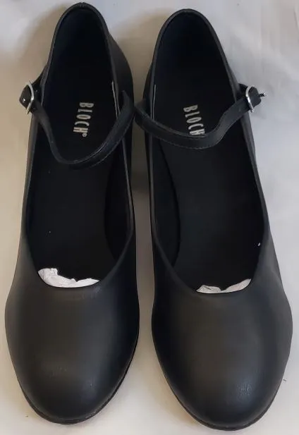 2" Diva -- Women's  Instep Strap Character Shoe -- Black Beach Vibe