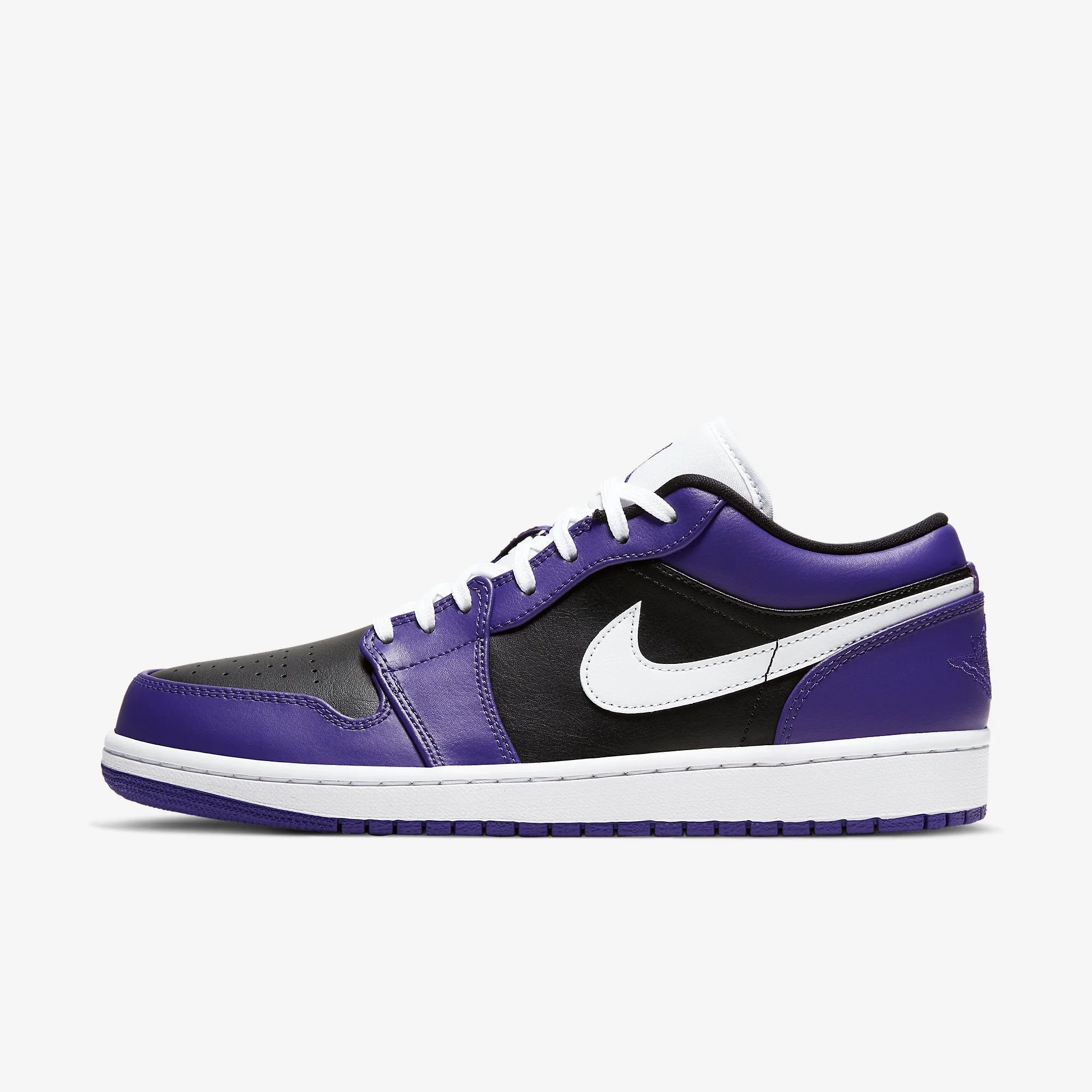 Airflow Chamber (Men's) Air Jordan 1 Low 'Court Purple 1.0' (2020) 553558-501