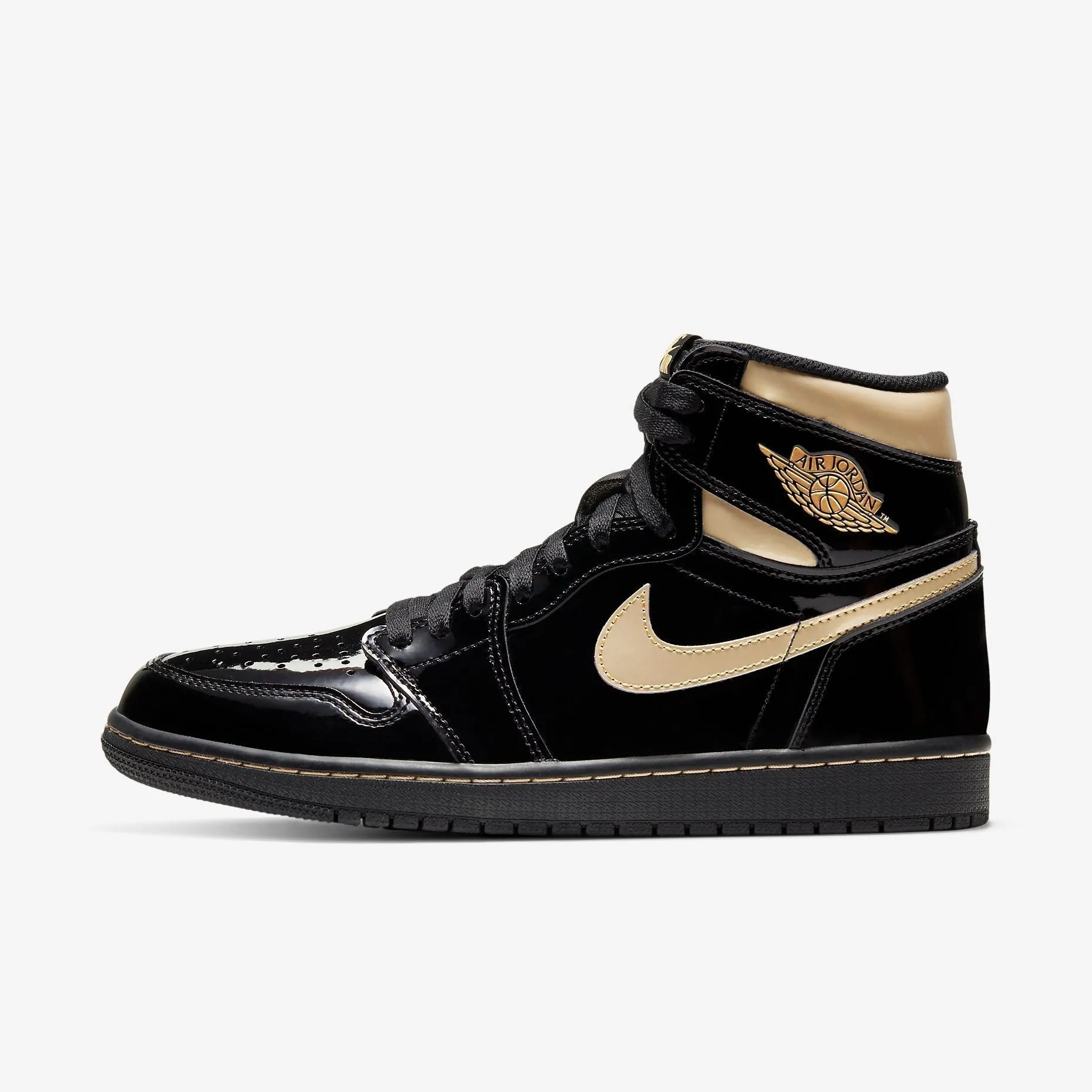 (Men's) Air Jordan 1 Retro High OG 'Metallic Gold' (2020) 555088-032 Adaptive Response Platform Functional Look