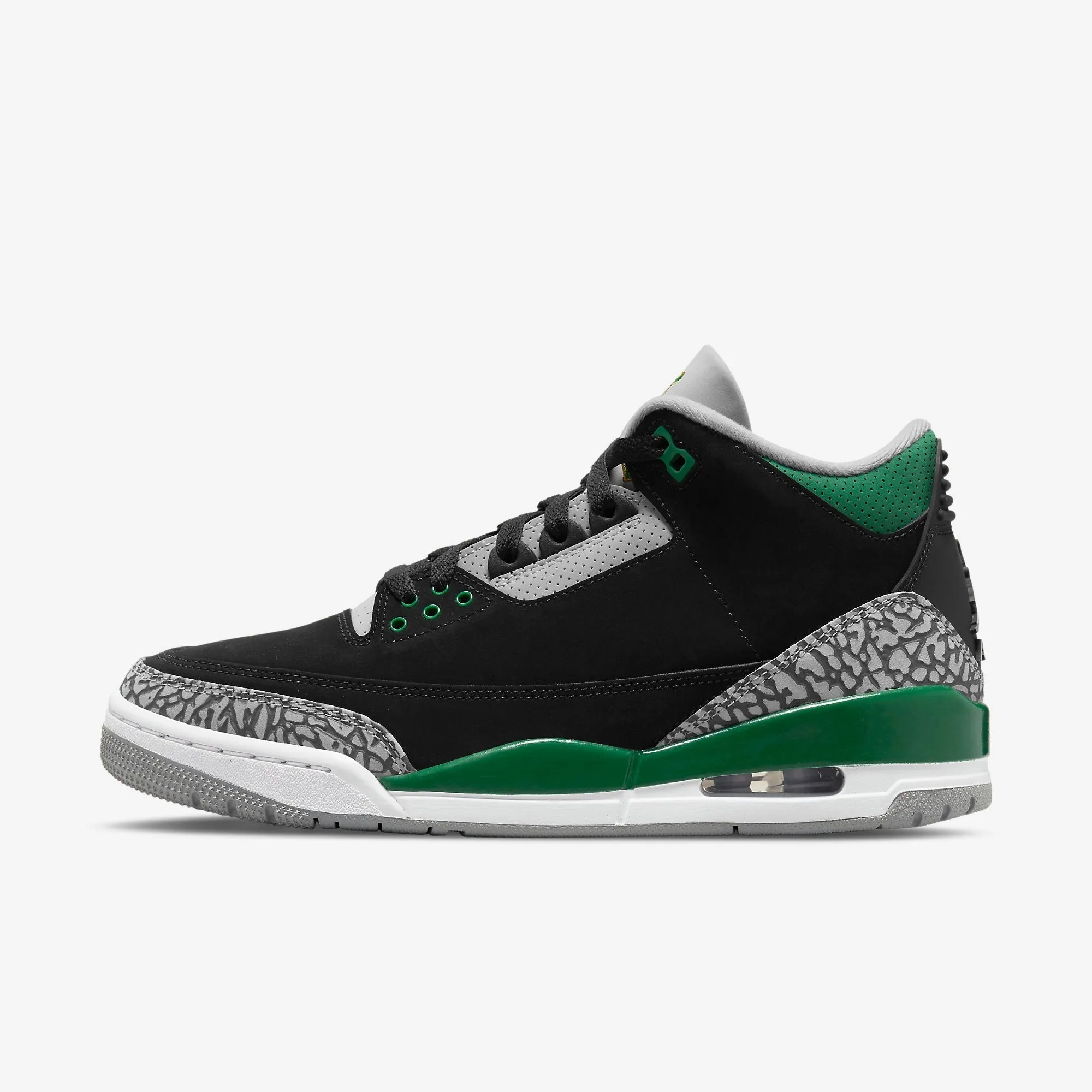 (Men's) Air Jordan 3 Retro 'Pine Green' (2021) CT8532-030 All Day Comfort Design Ultra Light Frame
