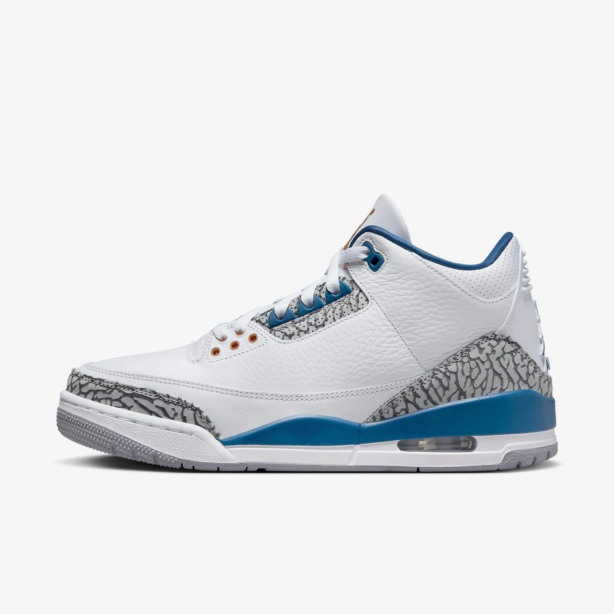 (Men's) Air Jordan 3 Retro 'Washington Wizards' (2023) CT8532-148 Textured Outsole Pattern
