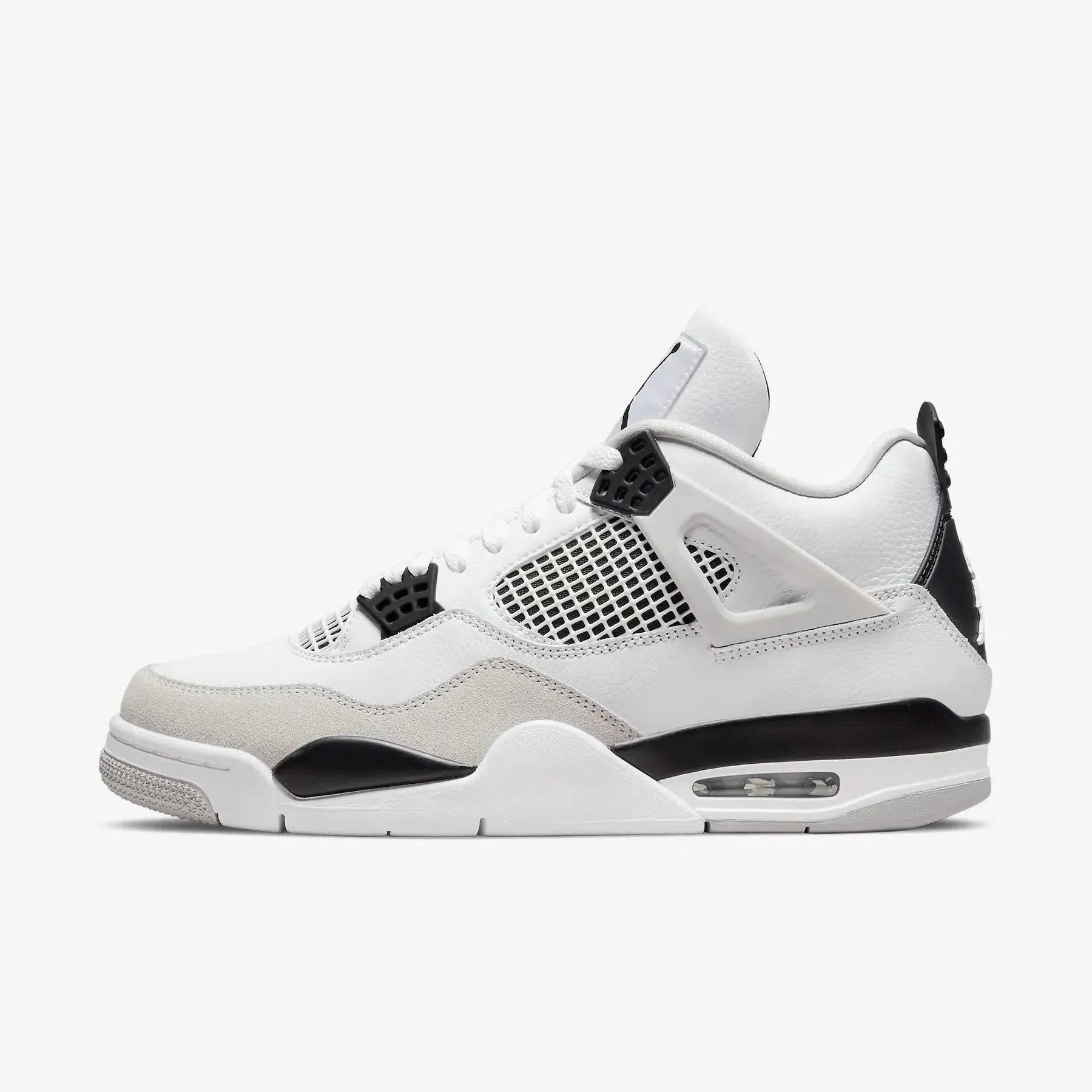 (Men's) Air Jordan 4 Retro 'Military Black' (2022) DH6927-111 breath easy