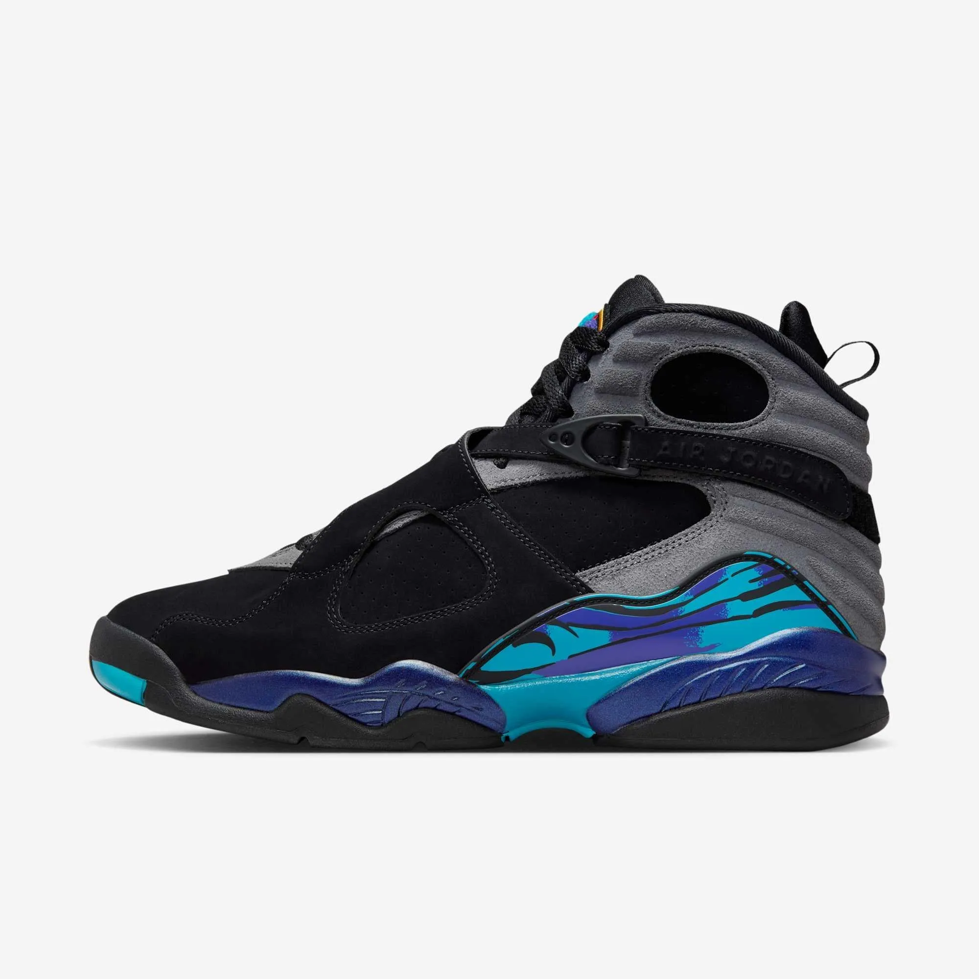 Cushioned durability (Men's) Air Jordan 8 Retro 'Aqua' (2025) 305381-006 Secure stability