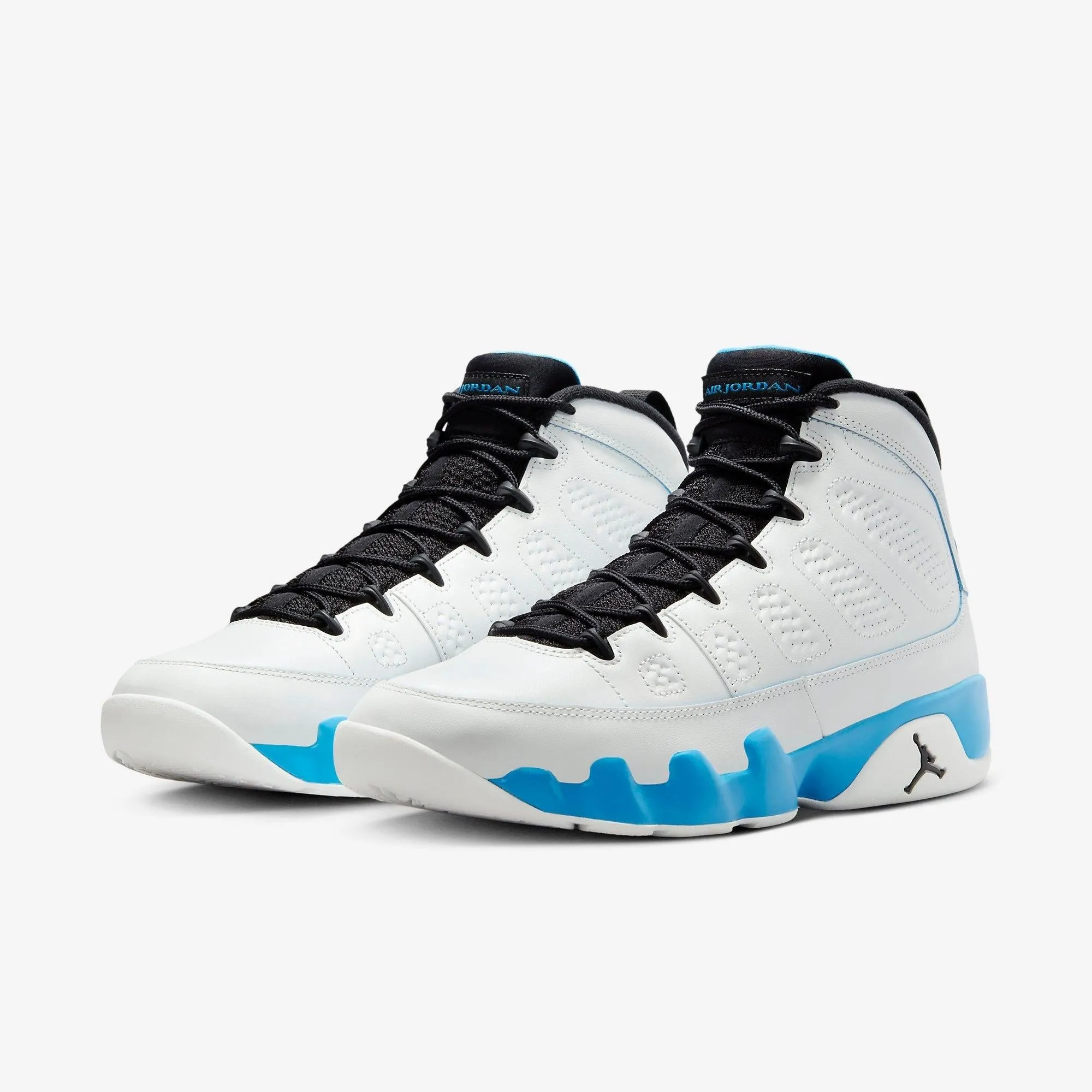 Max Step Support (Men's) Air Jordan 9 Retro 'Powder Blue / UNC' (2024) FQ8992-101 Textured Grip Pattern Stretchable