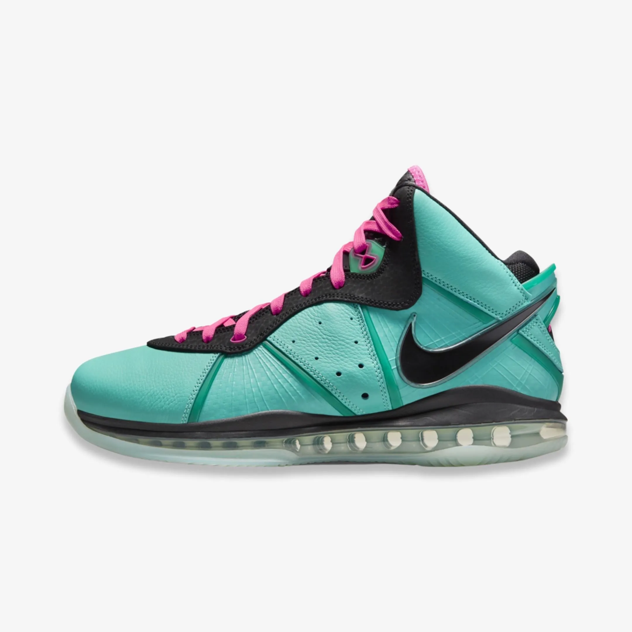 (Men's) Nike LeBron 8 QS 'South Beach' (2021) CZ0328-400 mesh ventilation Breathable Perforated Panels