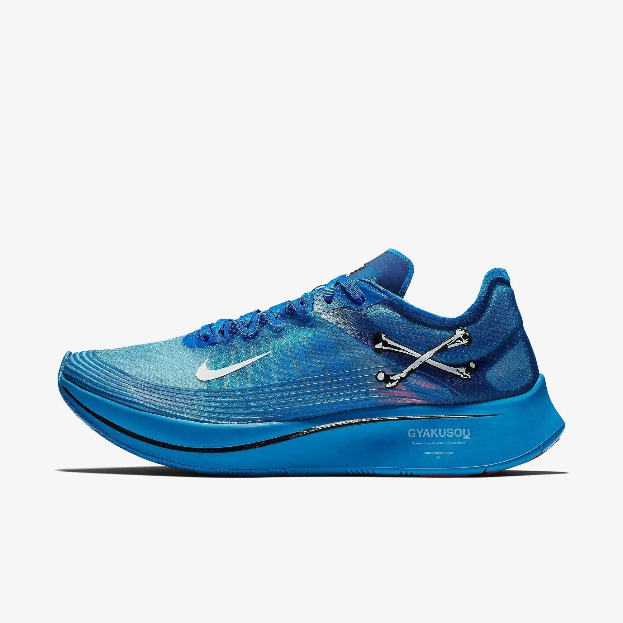 (Men's) Nike Zoom Fly Gyakusou x UNDERCOVER 'Blue Nebula' (2018) AR4349-400 Tailored lining