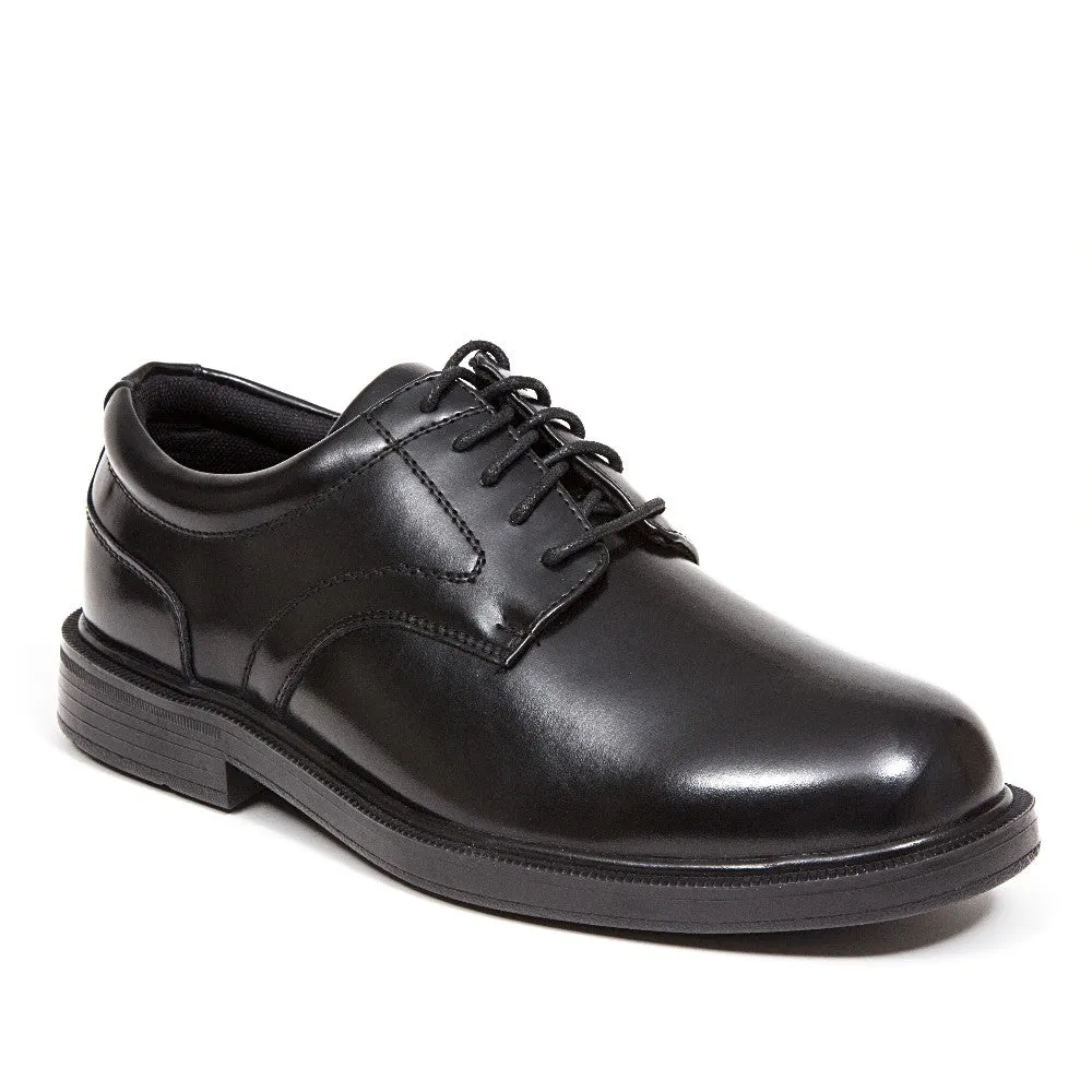 Men's Times in Black - Classic SUPRO Quick Walk Smart Leather Fit