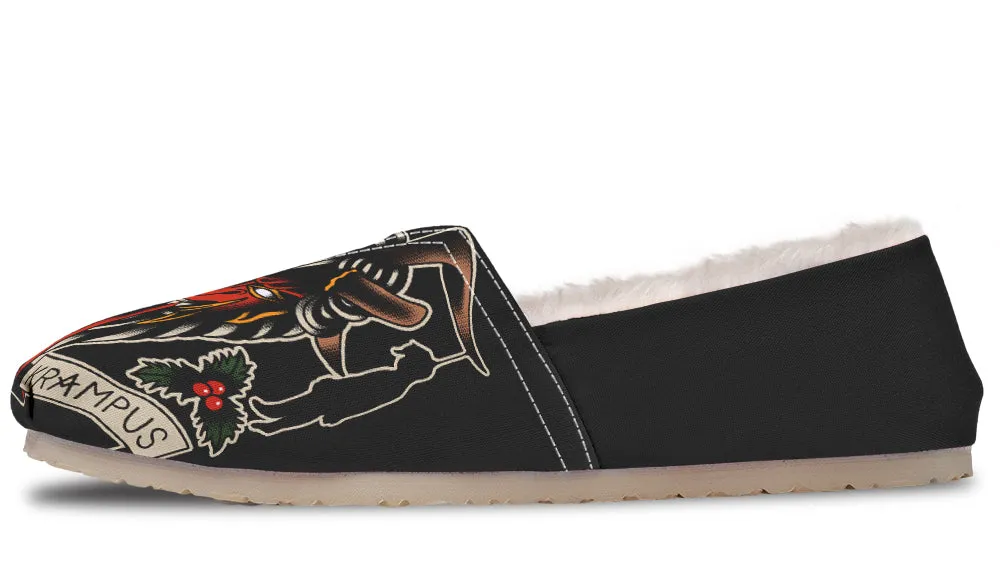 Comfort Wedge Merry Krampus Winter Casual Shoes