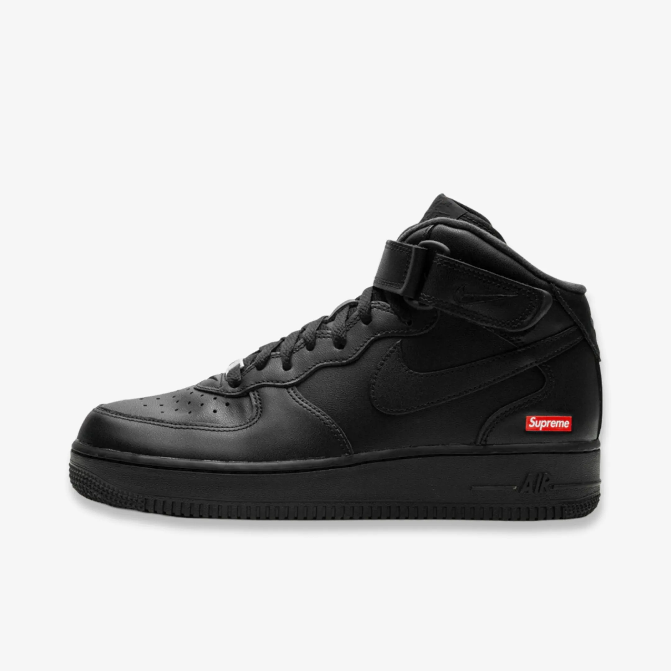 Unique Style (Men's) Nike Air Force 1 Mid SP x Supreme 'Box Logo' Black (2024) FZ8784-001