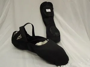 Zenith Canvas -- Split Sole Ballet -- Black Stable Step