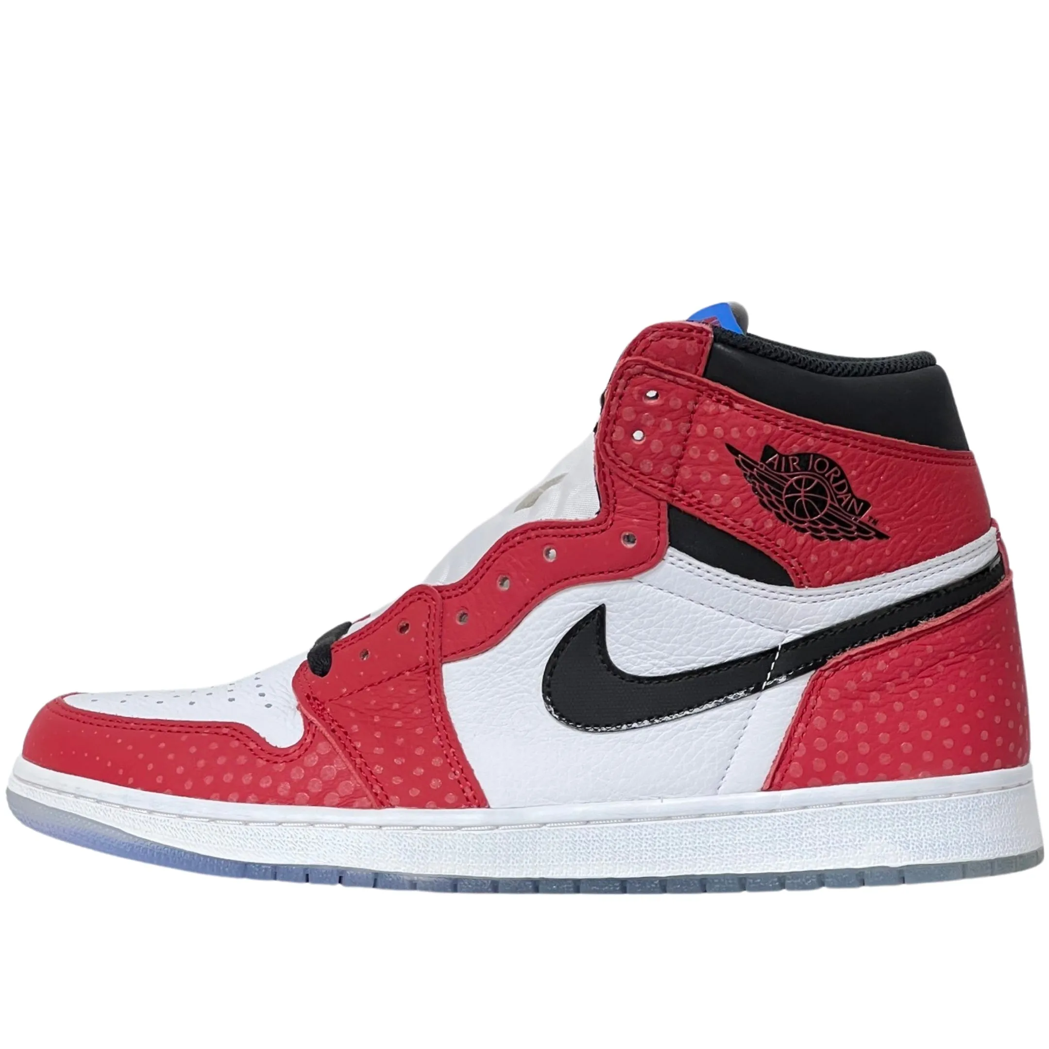 Nike Air Jordan 1 High Spider-Man Origin Story Italian Glam Trendy