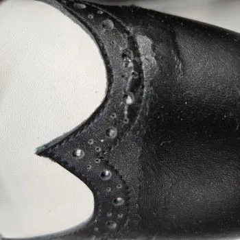 Roberto ?C Men's Standard Ballroom Oxford -- Black/White Cliff Edge