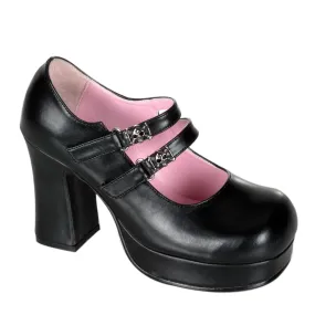 GOTHIKA-09 Black Vegan Leather Shock absorption