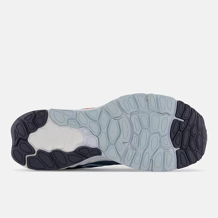 Fresh Foam X 880v12 - Spring Tide with Vibrant Orange Linen Air Heat Free