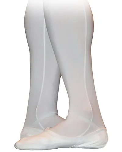 Lam Pro -- Canvas Split Sole Ballet -- White Red Glow