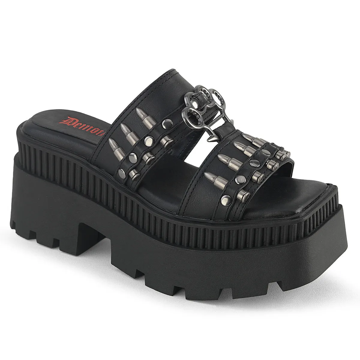 Comfort Ring Walk WRATH-08 Black Vegan Leather