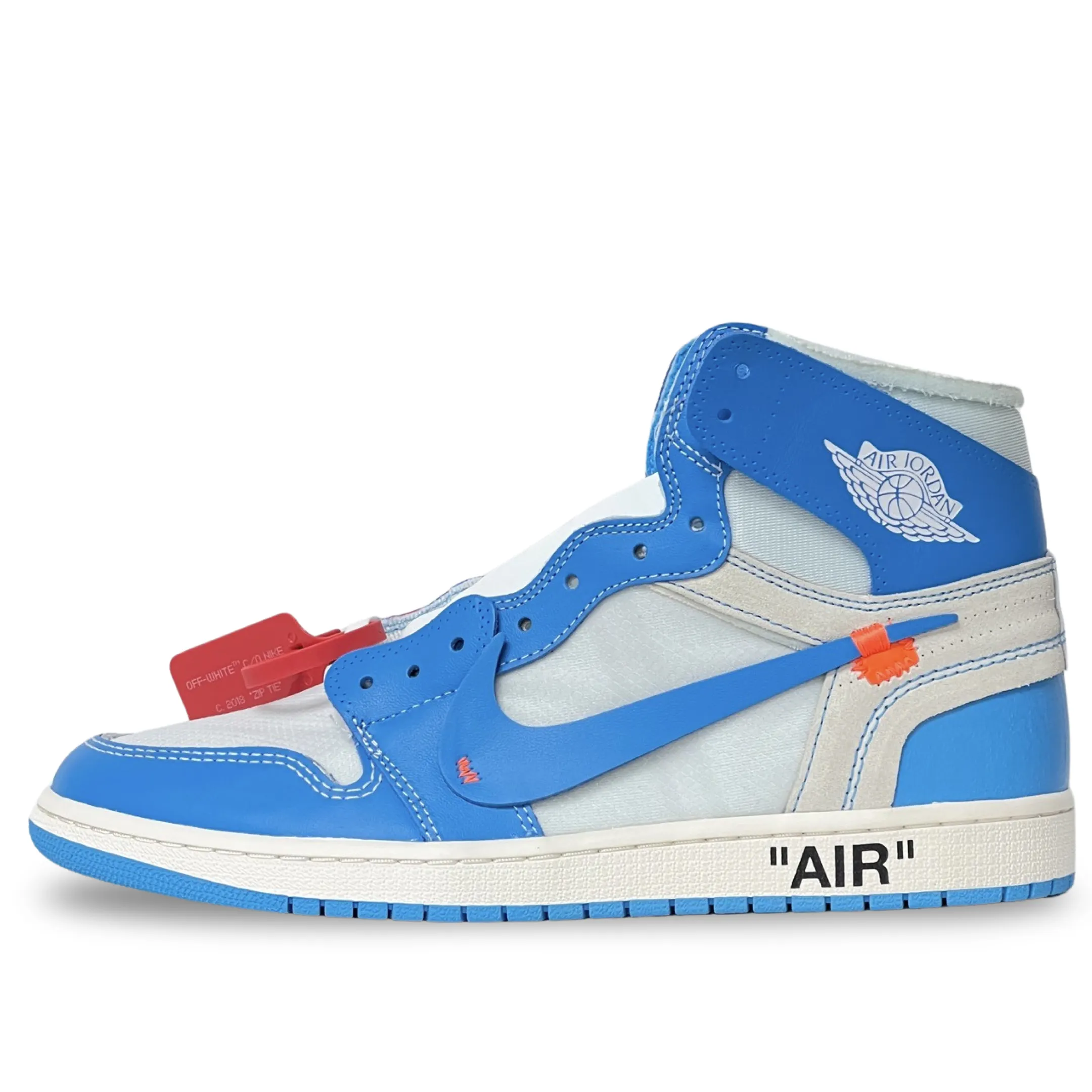 Nike Air Jordan 1 High Off-White UNC Deep Grip