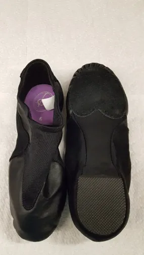 Snow Grip Motion -- Sueded Split Sole Jazz Shoe -- Black