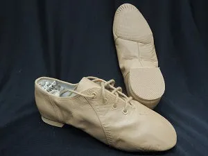 Children's Jazz Soft -- Split Sole Jazz Oxford -- Tan Sport Edge Vintage Love