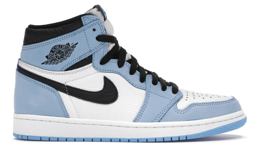 Mesh Cool Jordan 1 Retro High White University Blue Black (GS)
