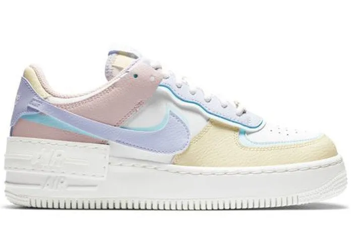 Nike Air Force 1 Shadow Pastel White Glacier Blue Ghost (W) Wet Land Game Ready