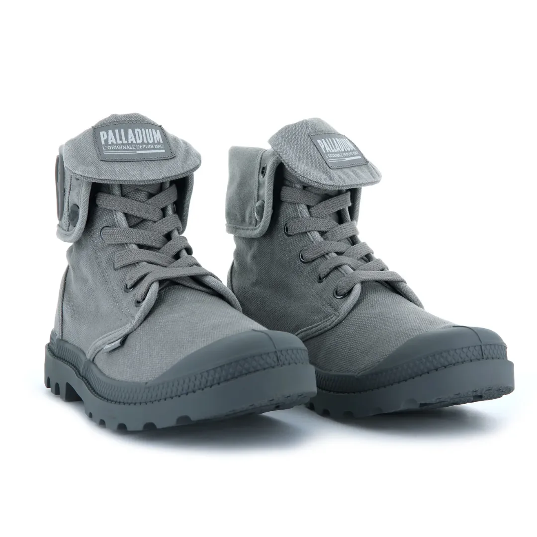 Women's Baggy Canvas Boot in Titanium from Palladium Easy Match
