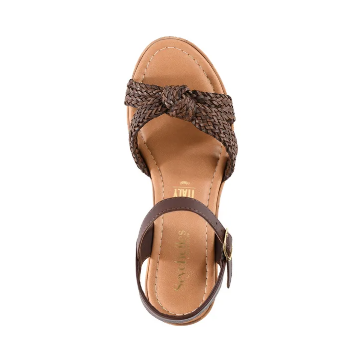 Musical Sandal in Brown from Seychelles pool