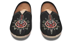 Comfortable fit Ice Grip Dagger Rose Casual Shoes