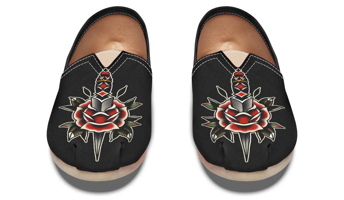 Dagger Rose Casual Shoes Icon Walk Kind Glow