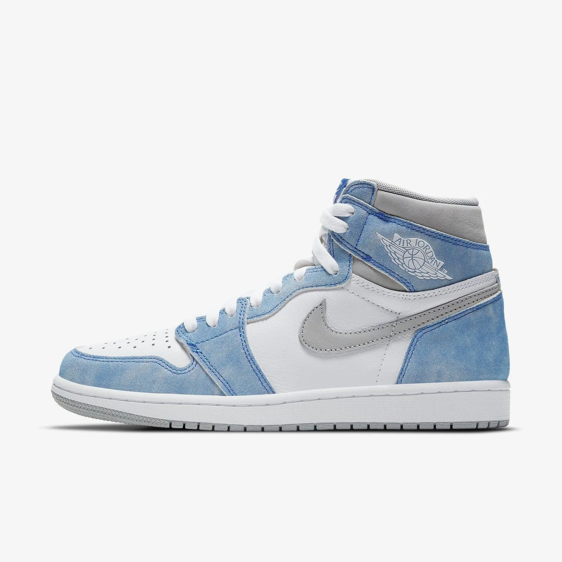 (Men's) Air Jordan 1 Retro High OG 'Hyper Royal' (2021) 555088-402 Comfort All-weather shock absorption