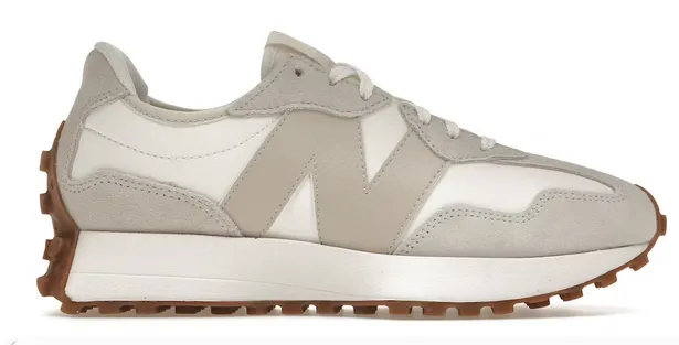 New Balance 327 Beige White Gum Pink (Women's) Mix Hue