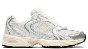 Fresh Drop Abrasion resistant New Balance 530 Silver Metallic Linen