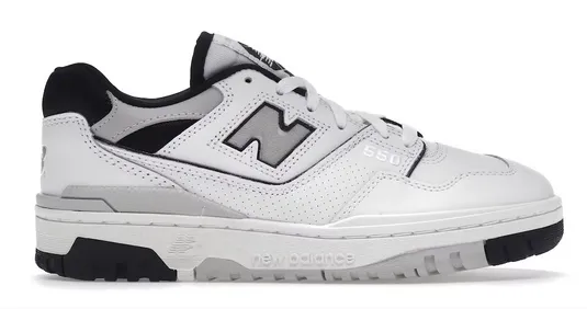 Palm Base Rapid Motion New Balance 550 White Black Grey (W)