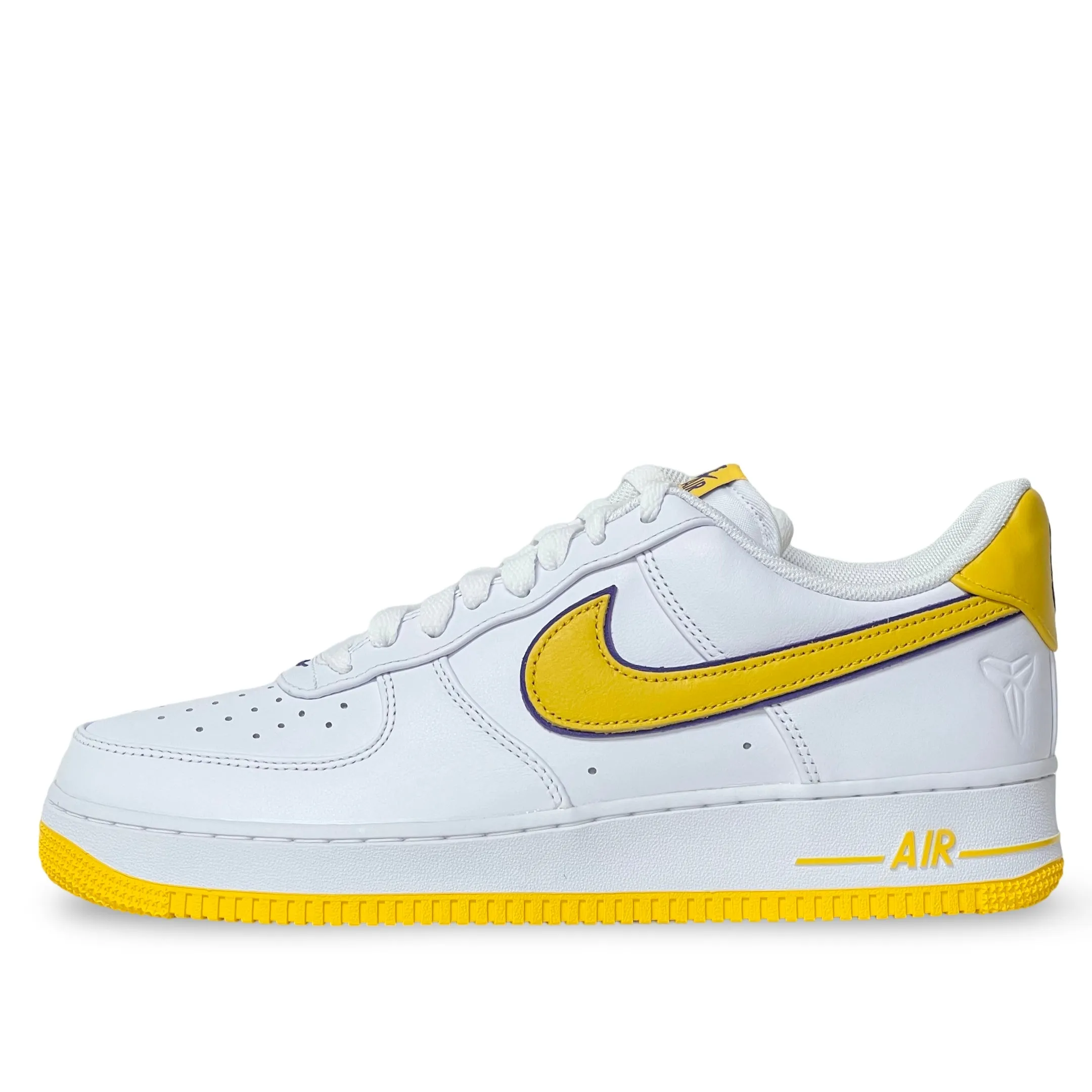 Strong Grip Comfort Platform Nike Air Force 1 Low Kobe Bryant Lakers Home